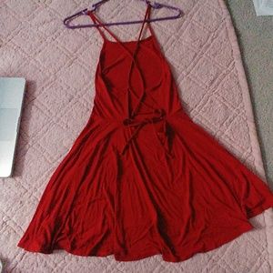 Red dress